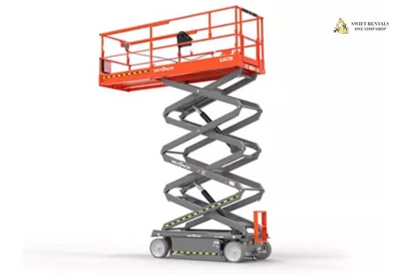 26' Electric Scissor Lift with Power Deck