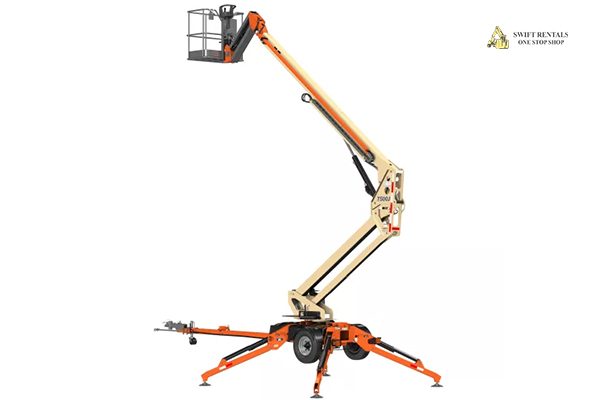 46-50 ft. Towable Boom Lift, Electric or GasLP