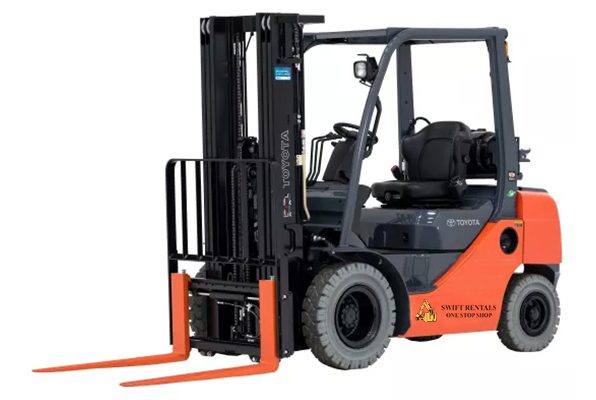 5000 lb Gas LP Warehouse Forklift Pneumatic Tires